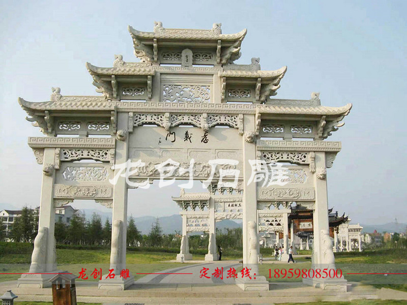 花崗石材門樓價格如何預算?